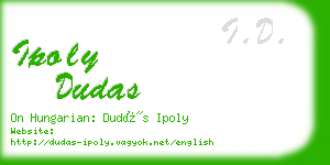 ipoly dudas business card